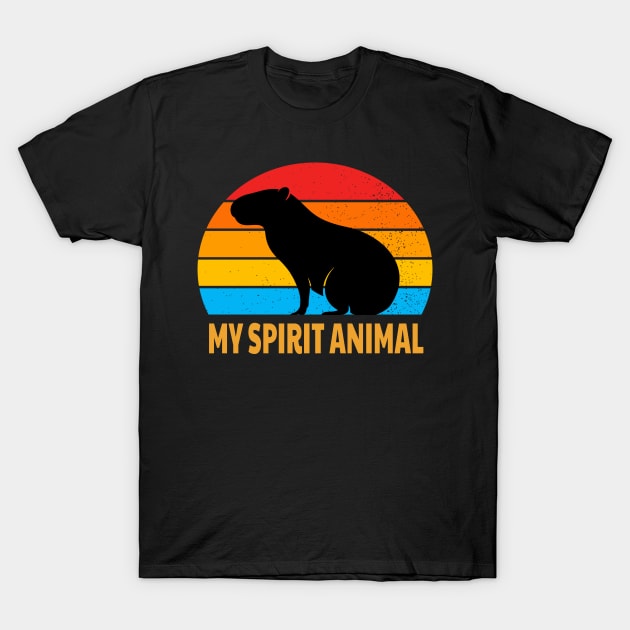 Capybara: My Spirit Animal T-Shirt by raeex